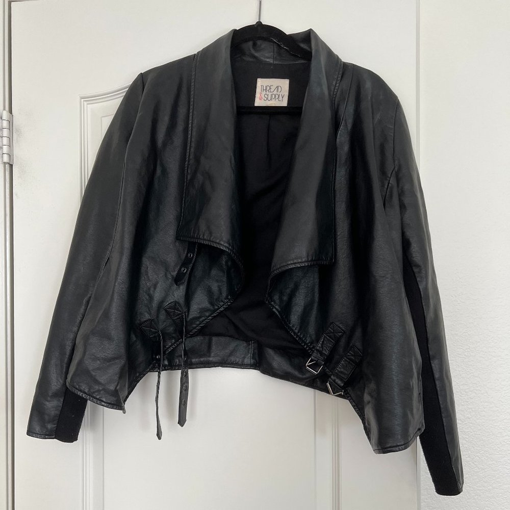 Faux Leather Jacket